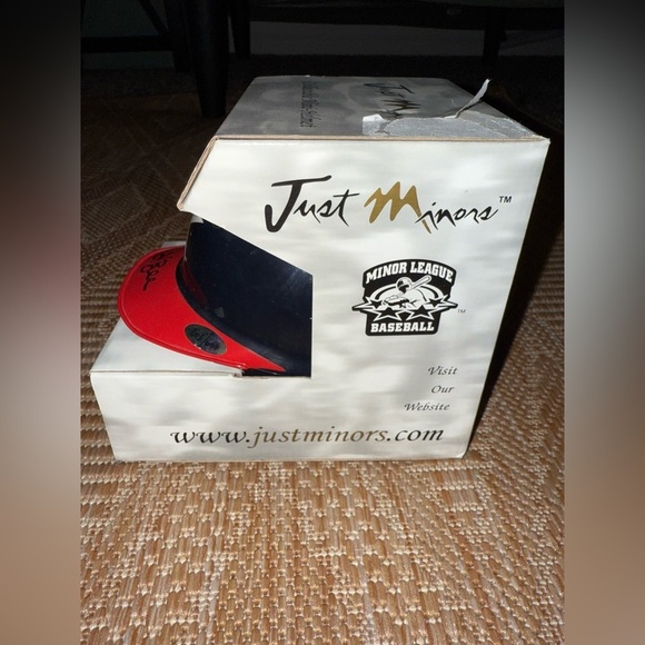 MLB Authentic Autographs,Félix Pie & Hank Blalock,2 Minor League Mini Helmets - Picture 8 of 11